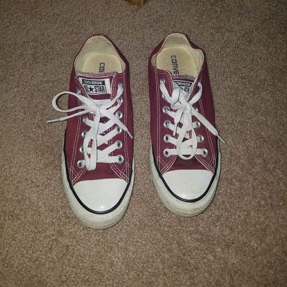 Maroon Converse
